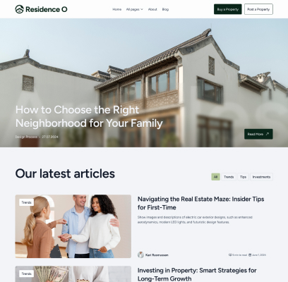 Thumb Blog V2 - Residence O - A Scaleable Real Estate Webflow Template
