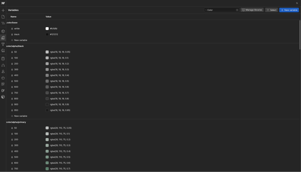 Color Variables - Residence O - A Scaleable Real Estate Webflow Template