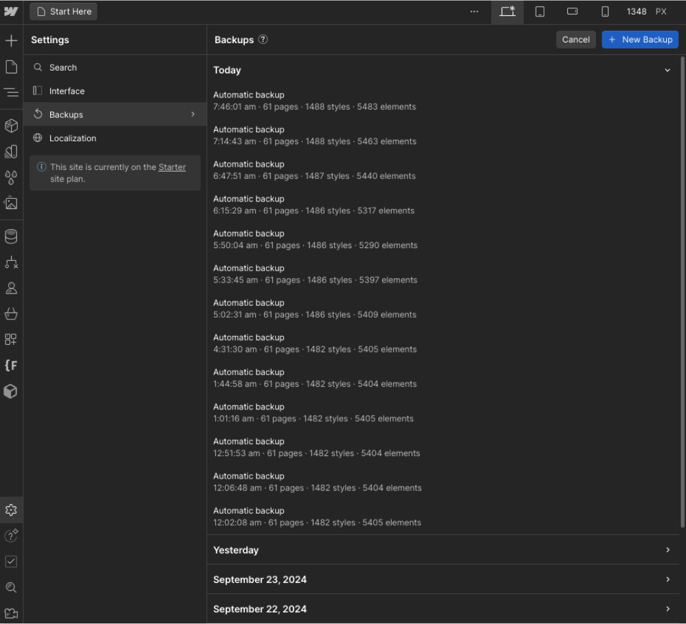 Webflow Backups - Residence O - A Scaleable Real Estate Webflow Template