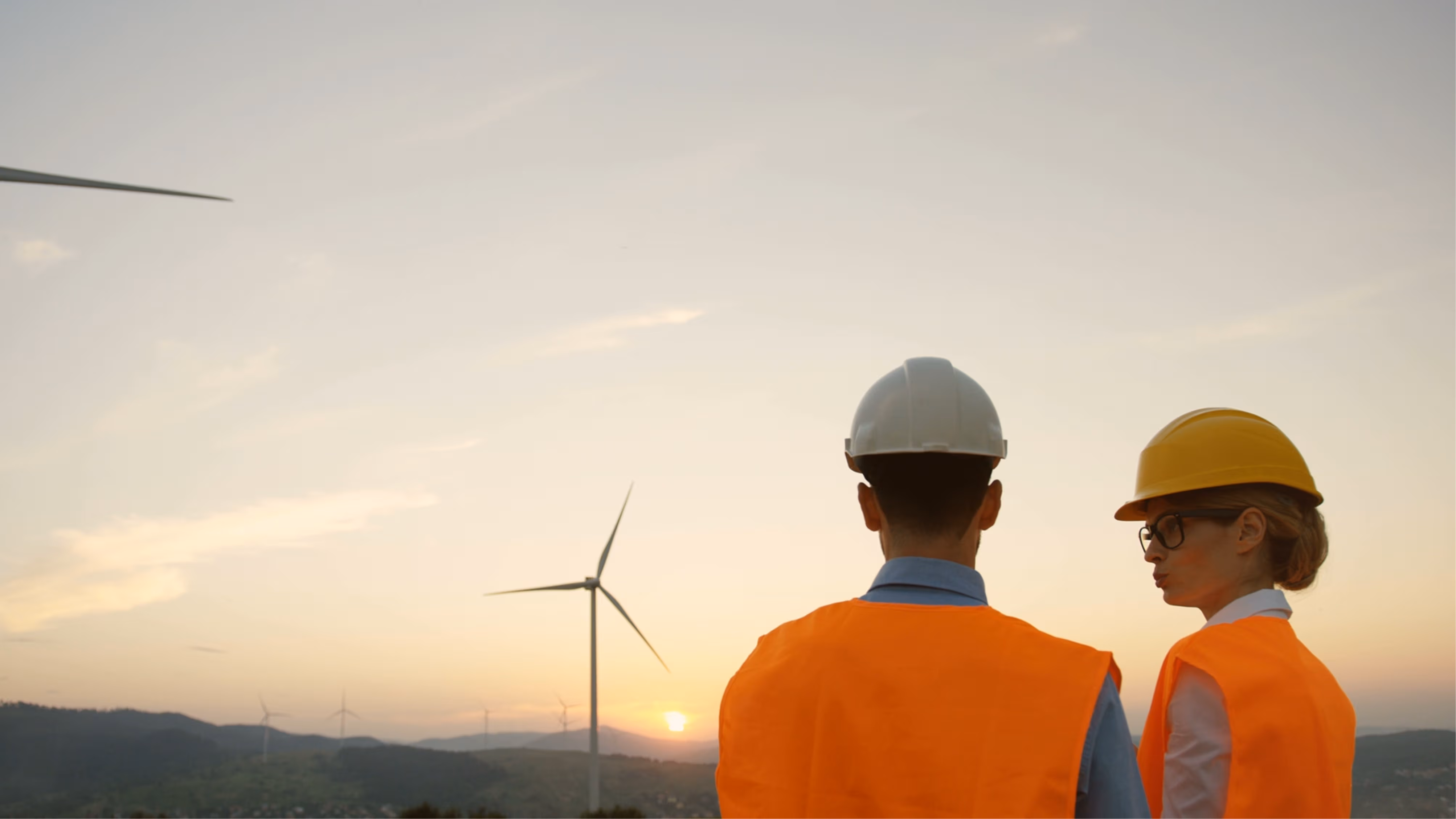 Renewable energy site background