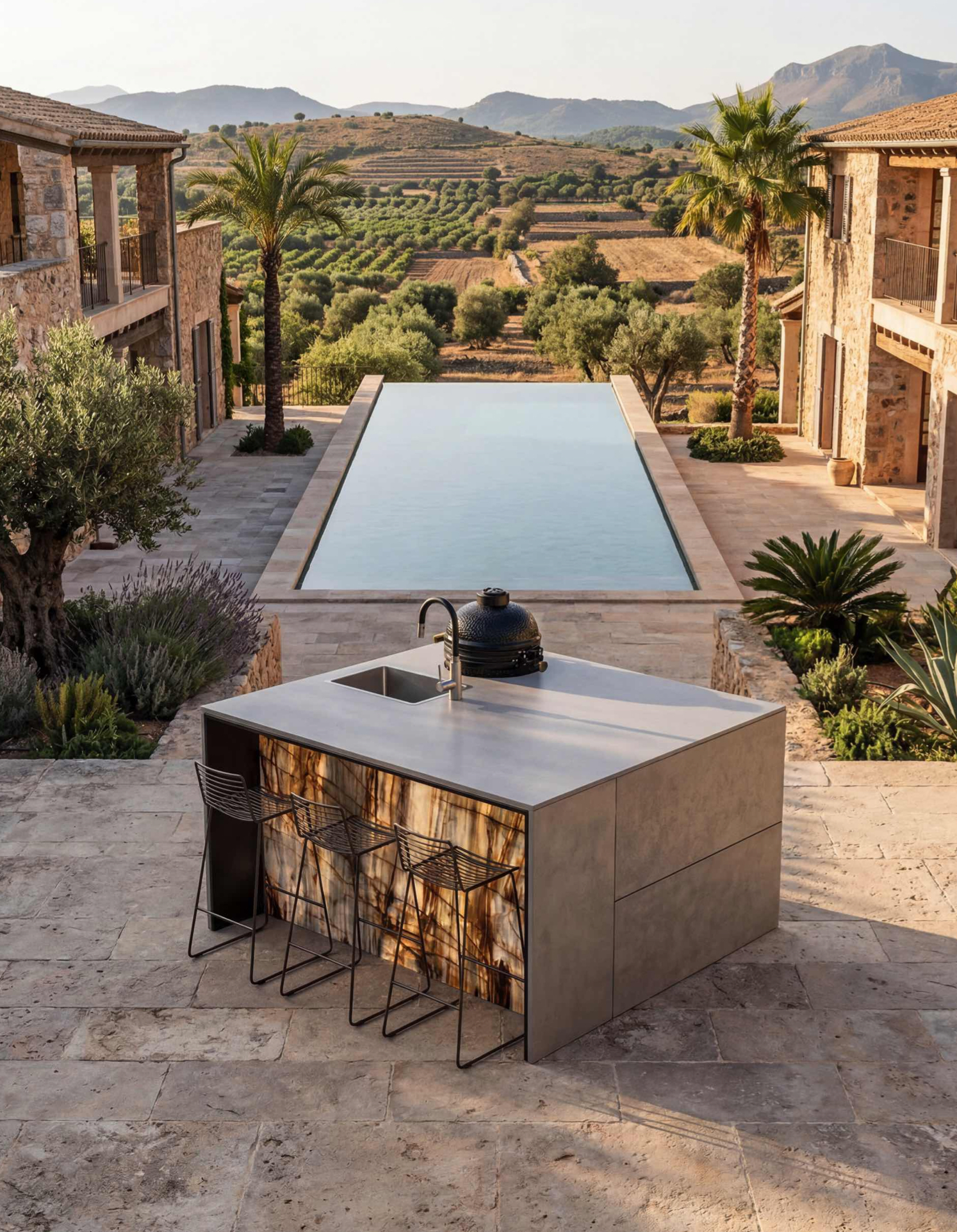 AXON CUBE OUTDOOR KITCHEN DESIGN