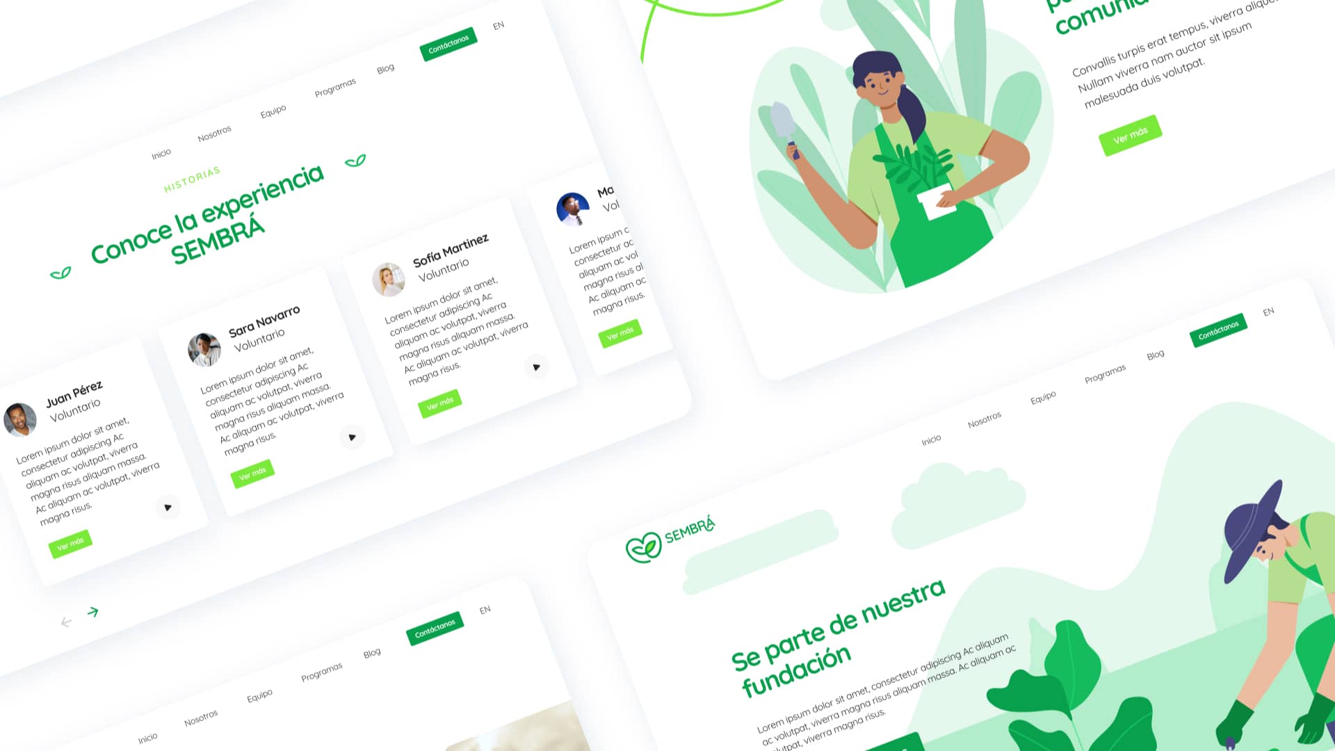 Sembrá identidad de marca — branding para fundación agrícola sin fines de lucro