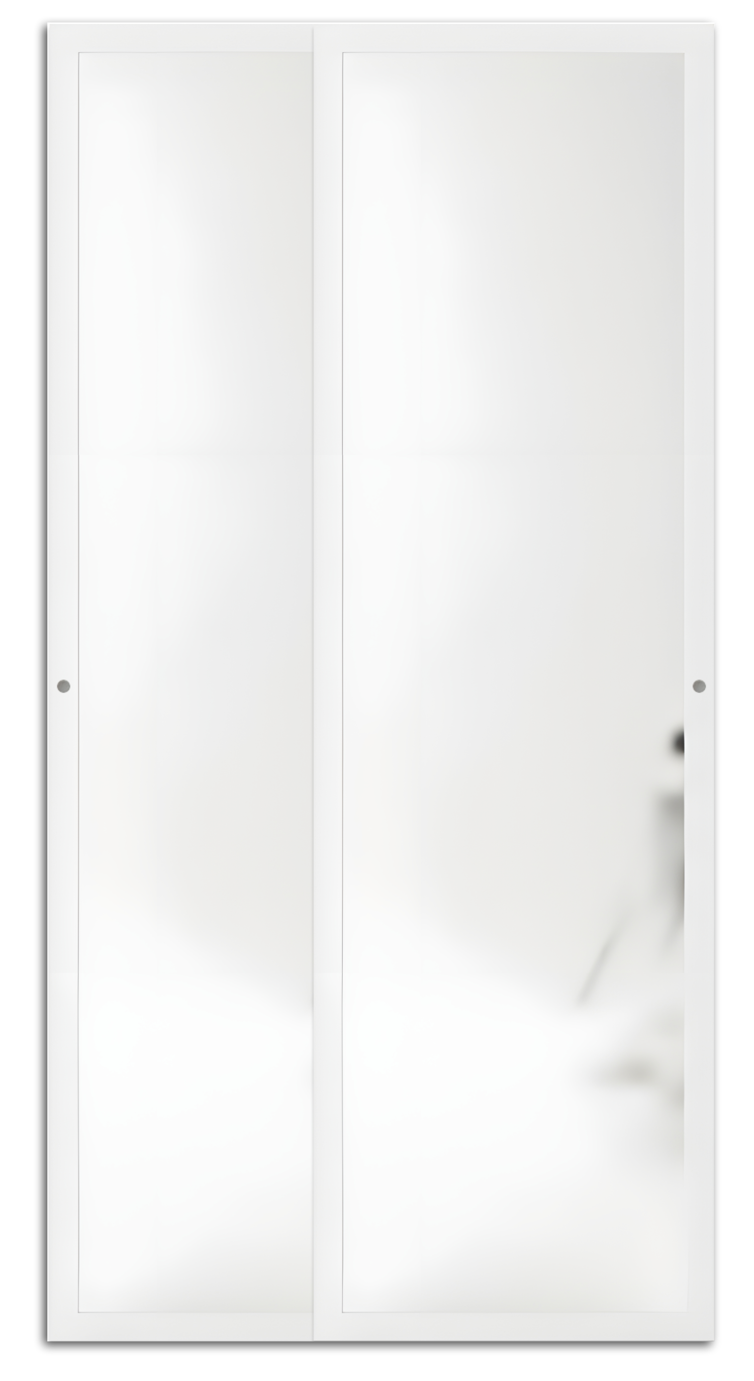 Porte coulissante miroir