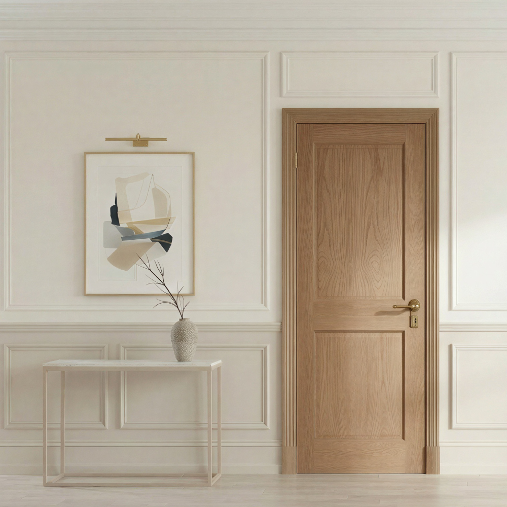 Porte en essence de bois