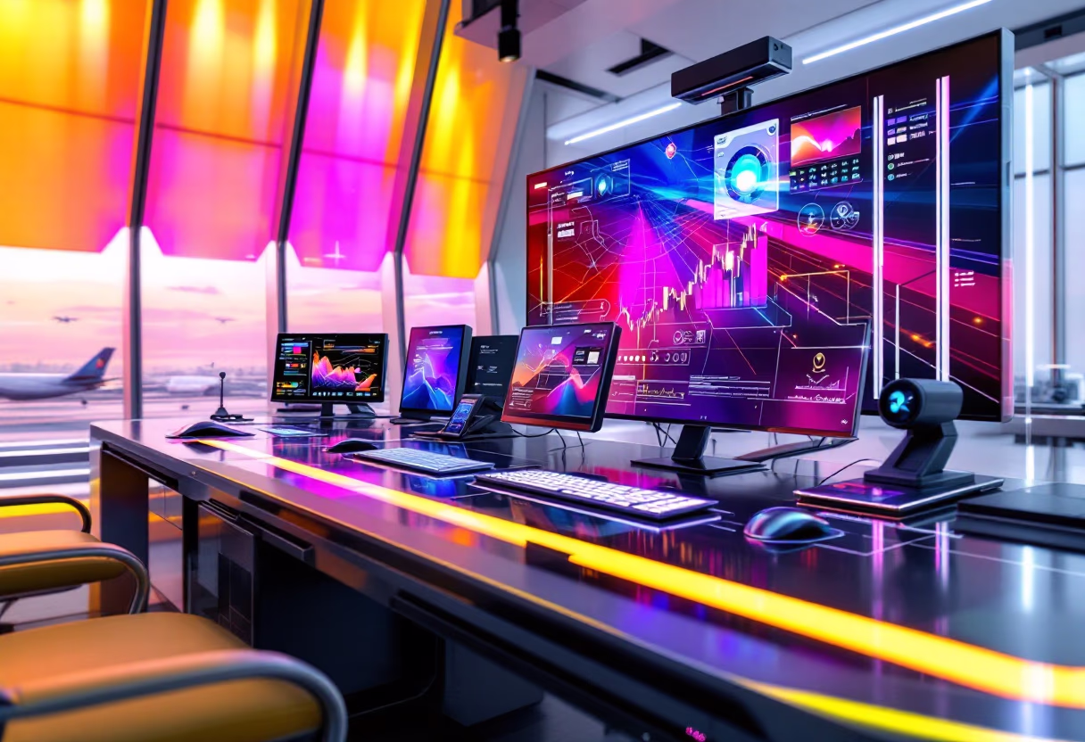 image of a traffic control center (for a mobility and transportation)