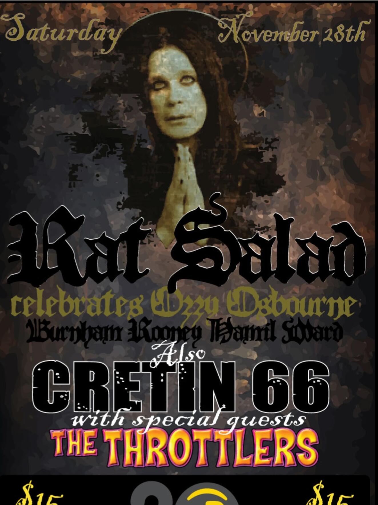 Rat Salad, Cretin 66, The Throttlers