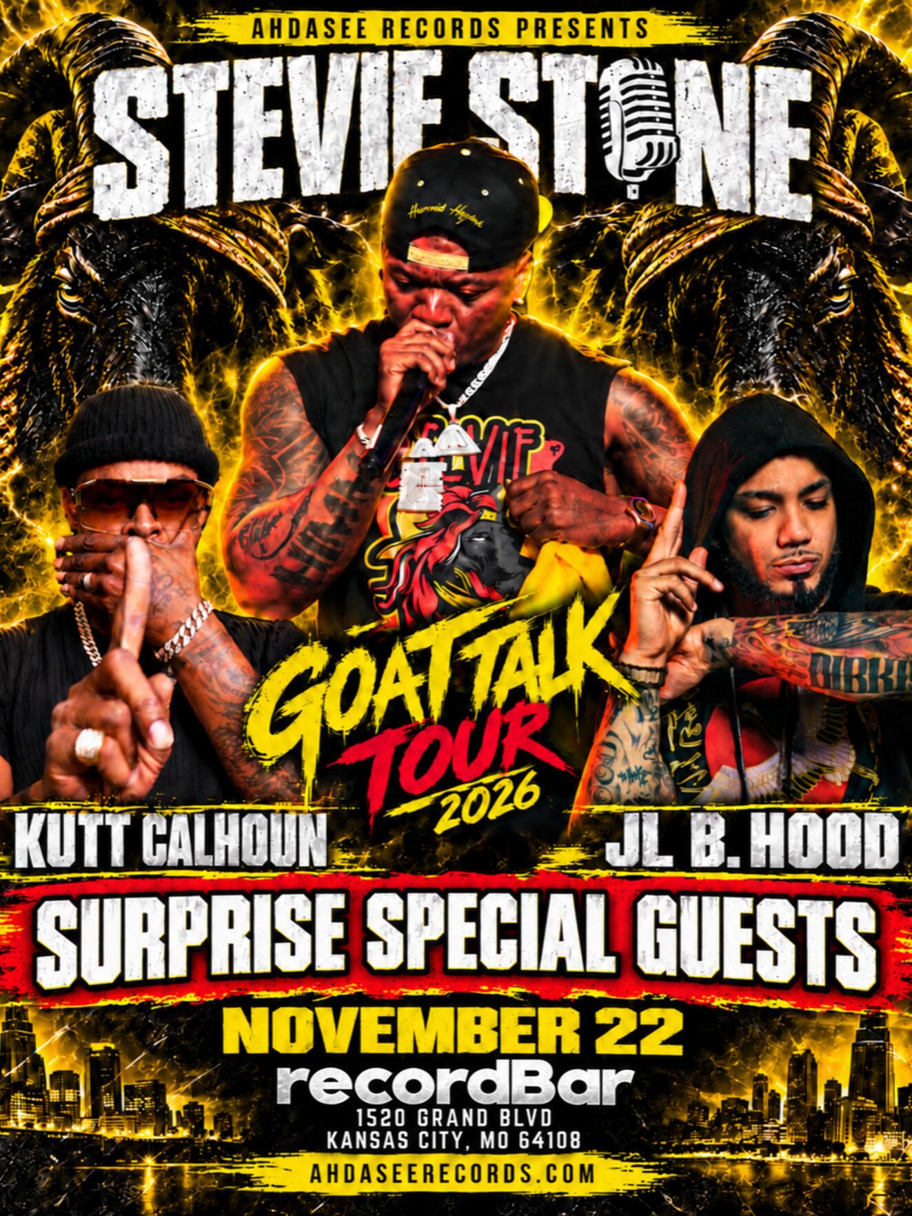 Stevie Stone, Kutt Calhoun, JL B Hood