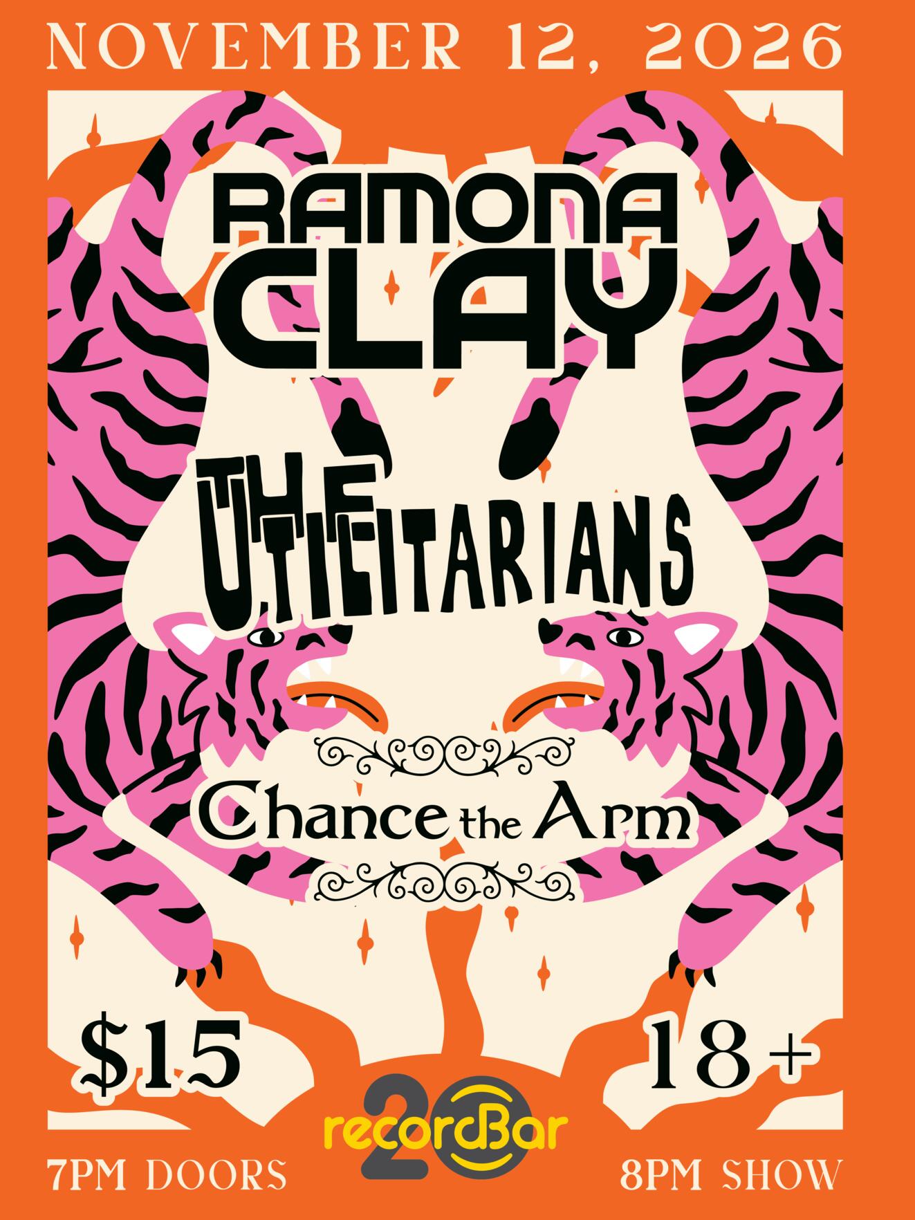 Ramona Clay & The Utilitarians & Chance the Arm
