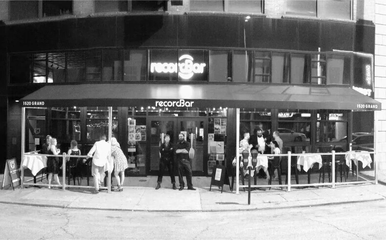 recordBar storefront in Kansas City