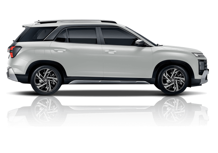 Hyundai Creta — vista de estudio, fondo transparente