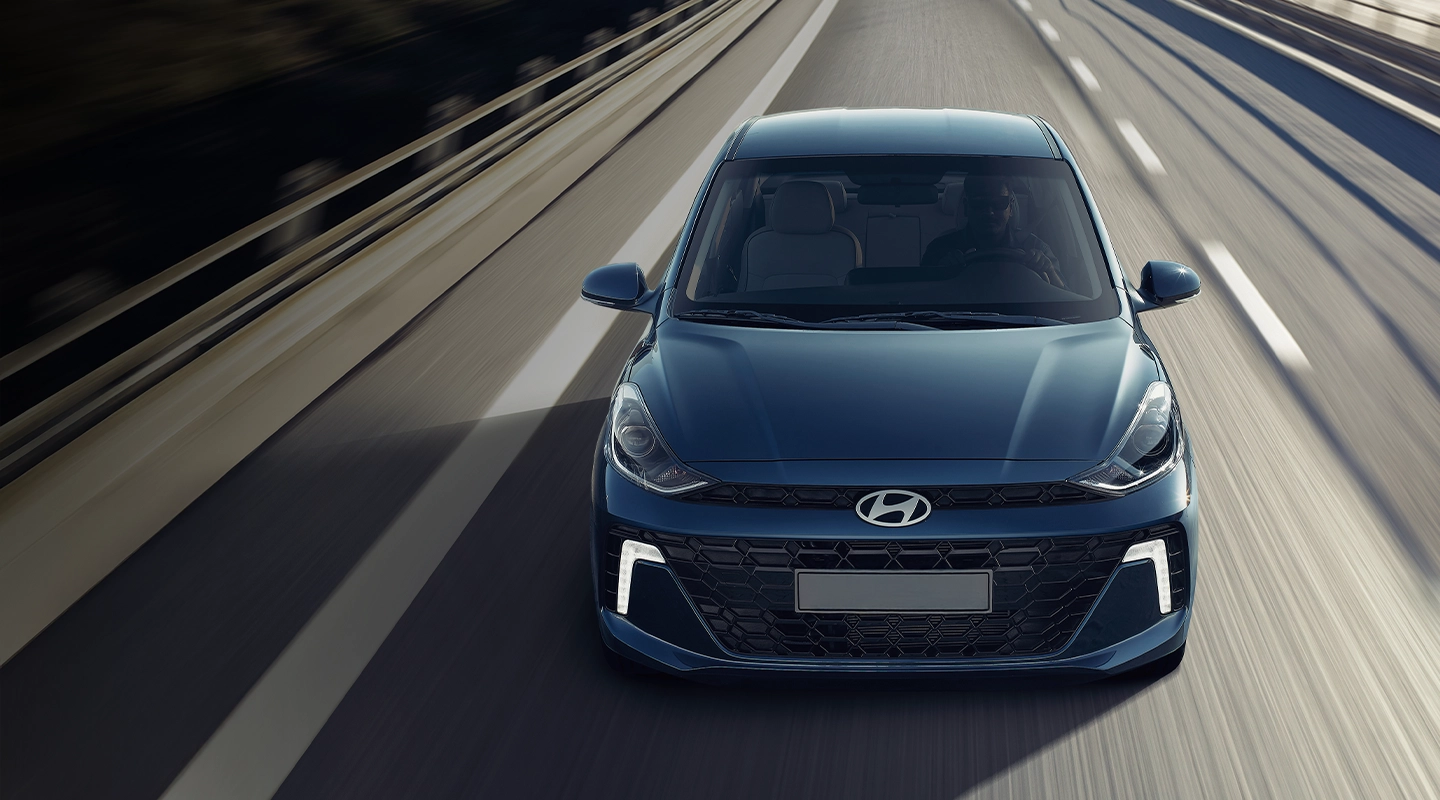 Hyundai Grand i10 Sedán 2026 — banner principal, Sedán