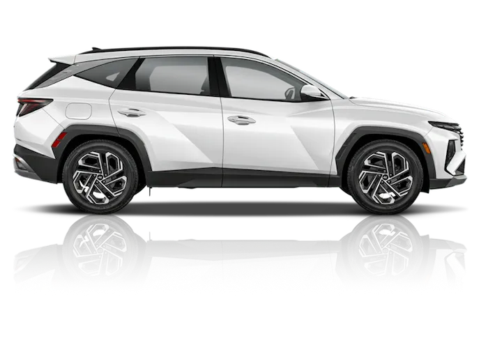 Hyundai Tucson Limited — vista de estudio, fondo transparente