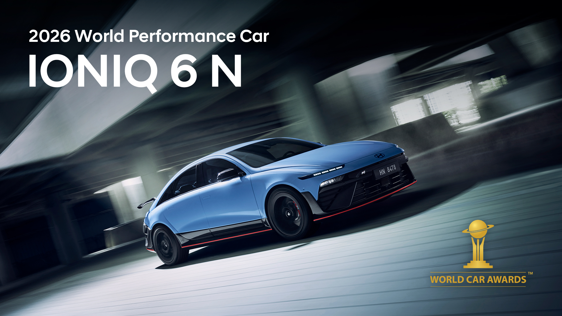 Hyundai IONIQ 6 N — sedán deportivo coronado World Performance Car 2026