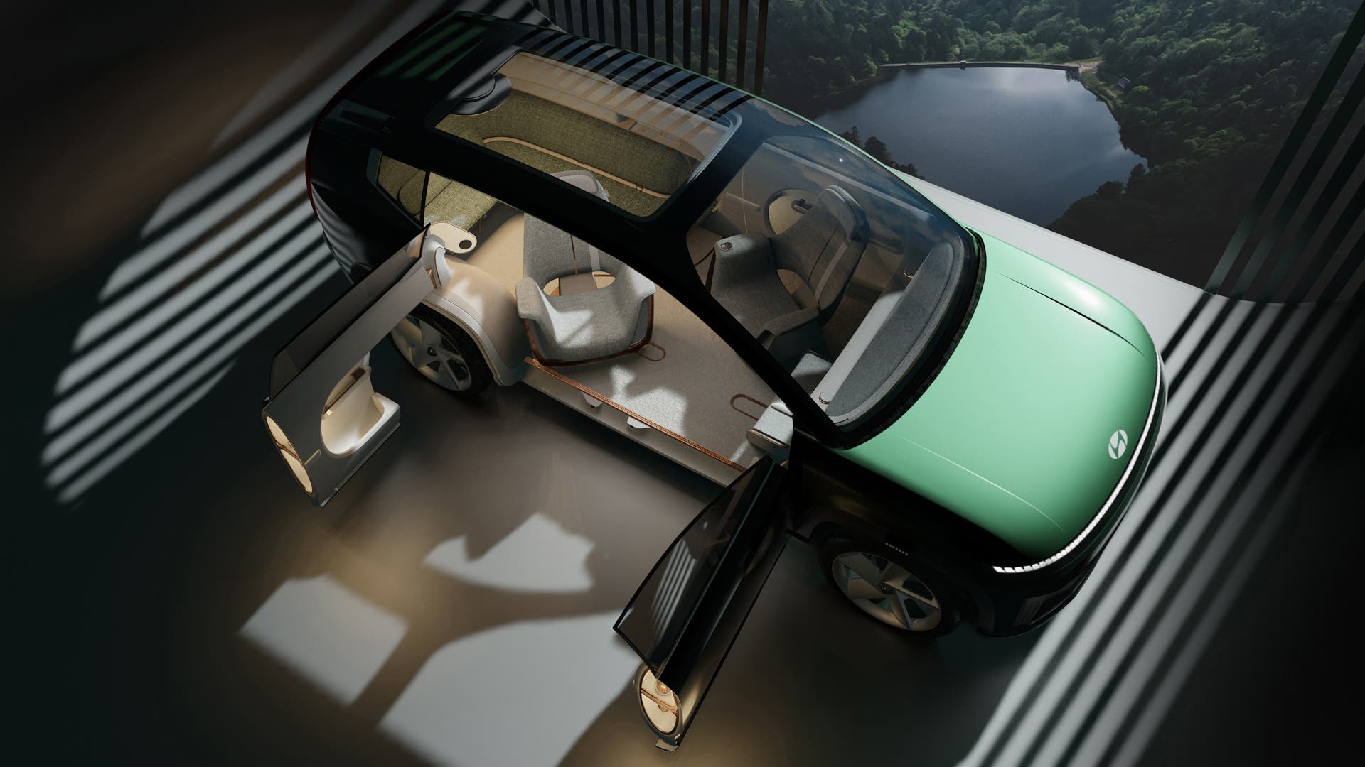 Prototipo Hyundai SEVEN — concepto de SUV eléctrico futurista