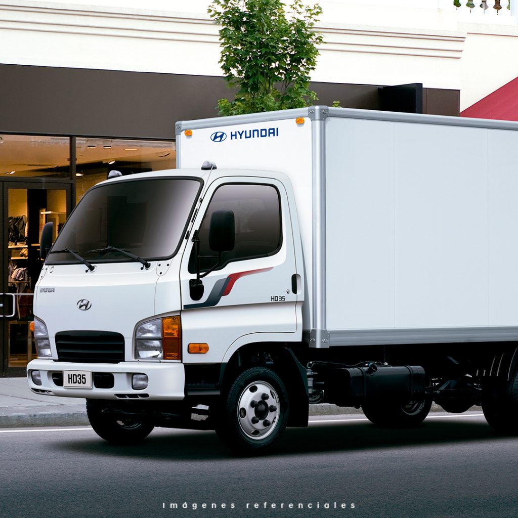 Línea de camiones y autobuses comerciales Hyundai Truck & Bus en Venezuela