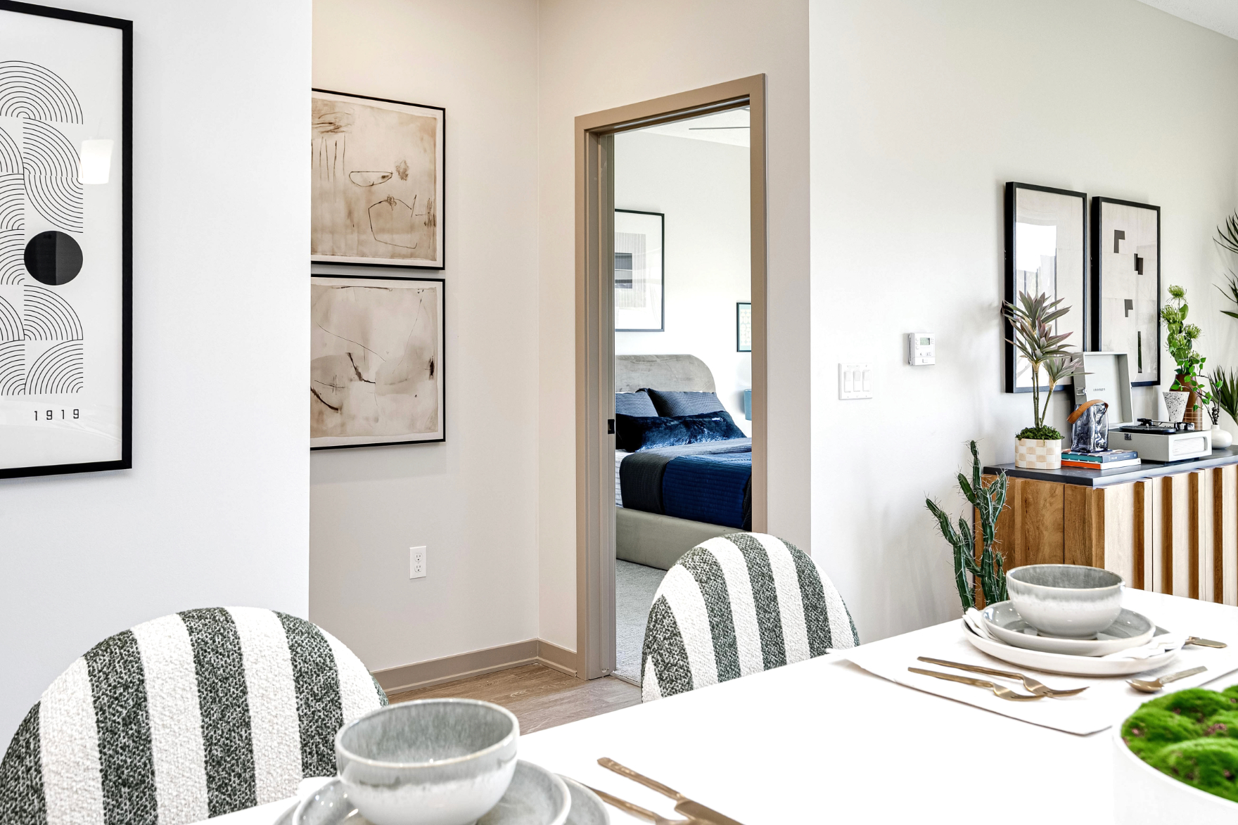 Kitchen and view of Bedroom 
