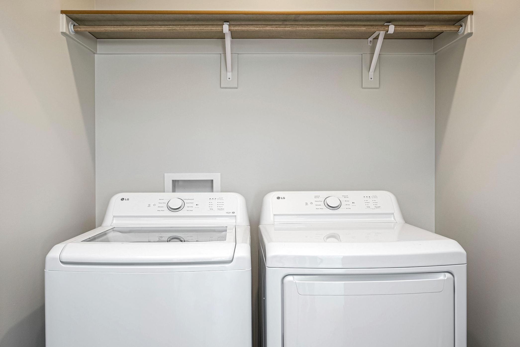 Laundry closet