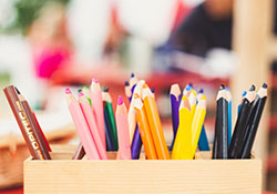 Creative coloured pencils