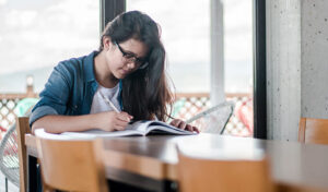 creativity journaling woman reading