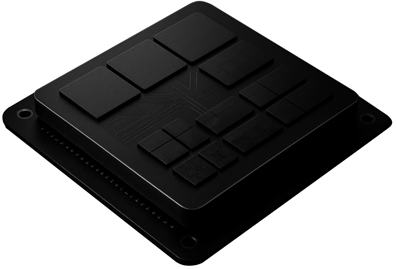 Square Processor Package Featuring Multiple Chiplet Modules PromptEngine Webflow Template | BRIX Template