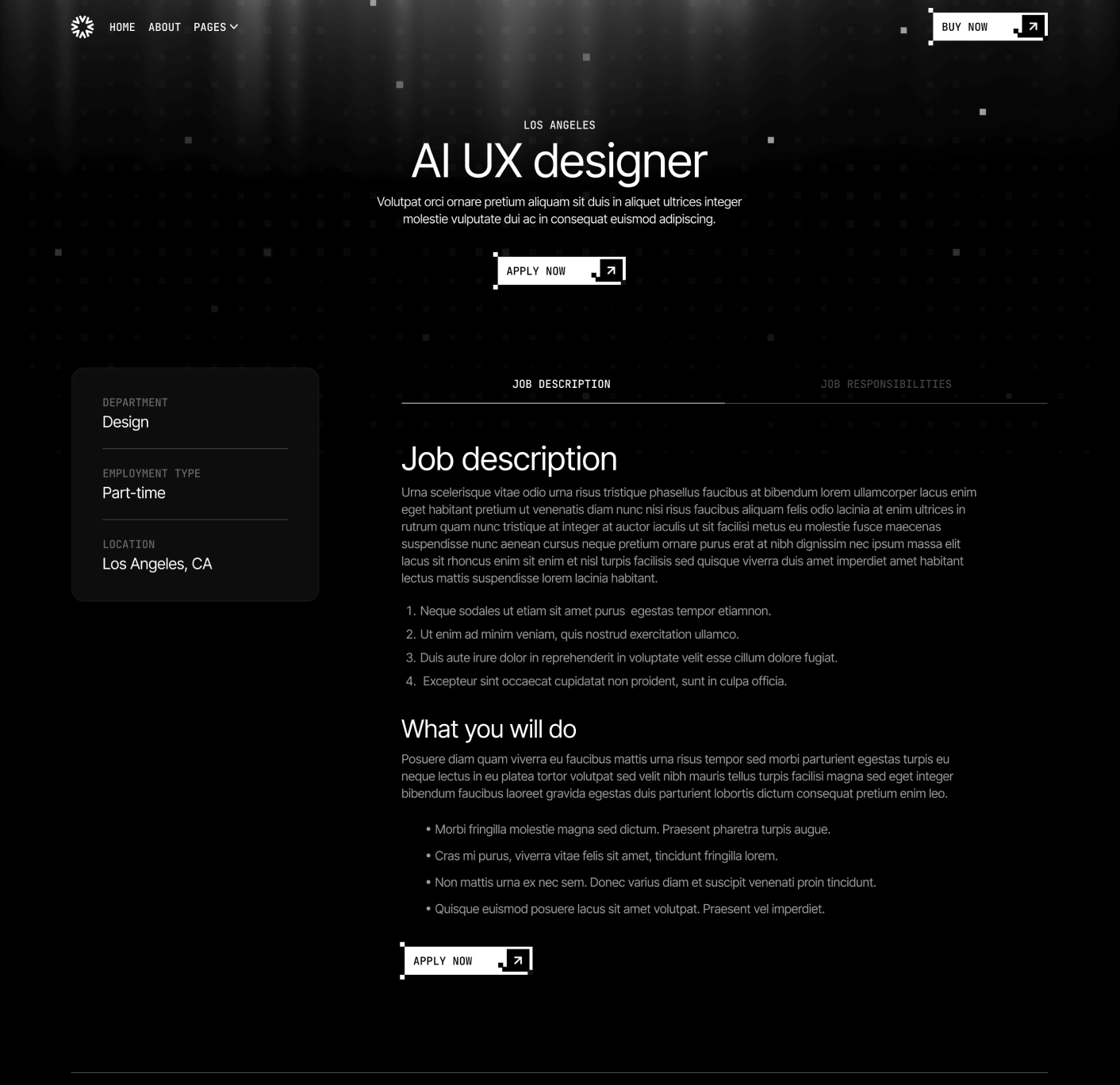 PromptEngine Career Single Main Page LLM Webflow Template | BRIX Template