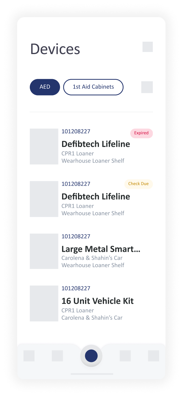 WIsual - Mobile app wireframe