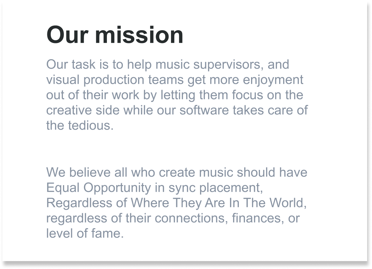 WIsual - website Wireframe
