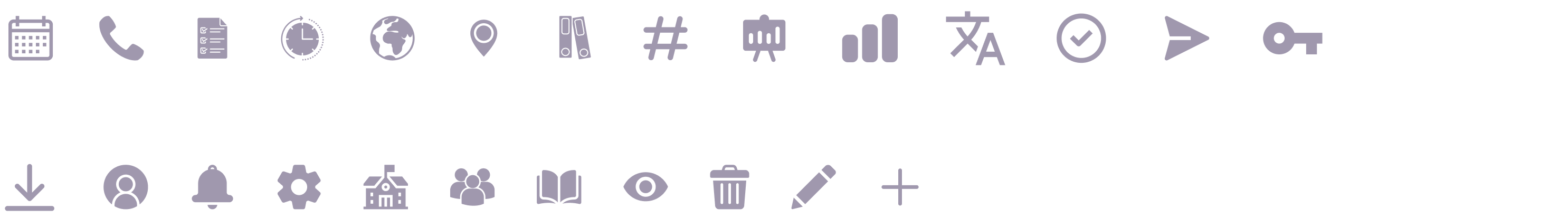 Icons designed specially for the dashboard - Wisual