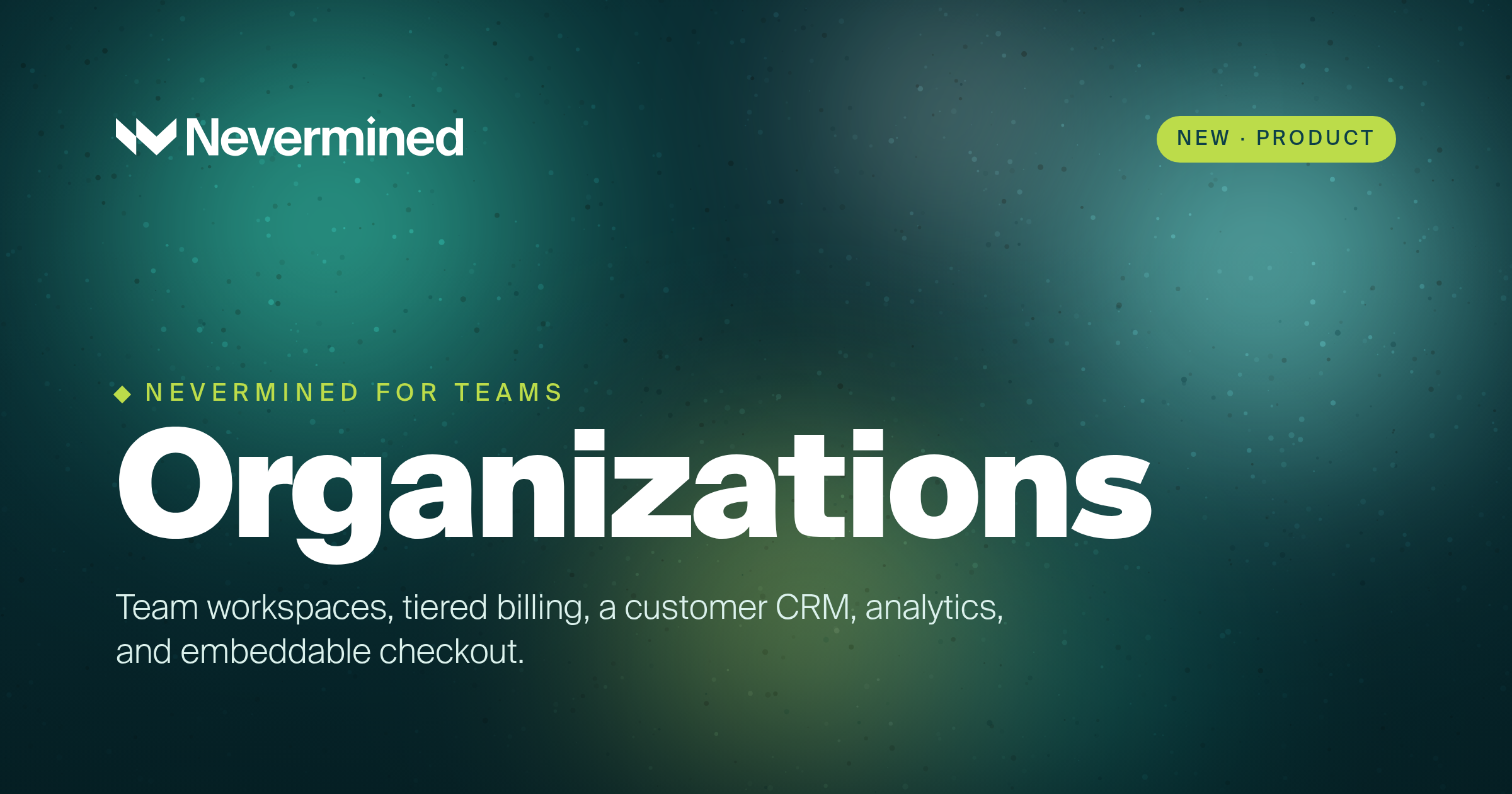 Nevermined Organizations — a shared workspace for your AI agent business