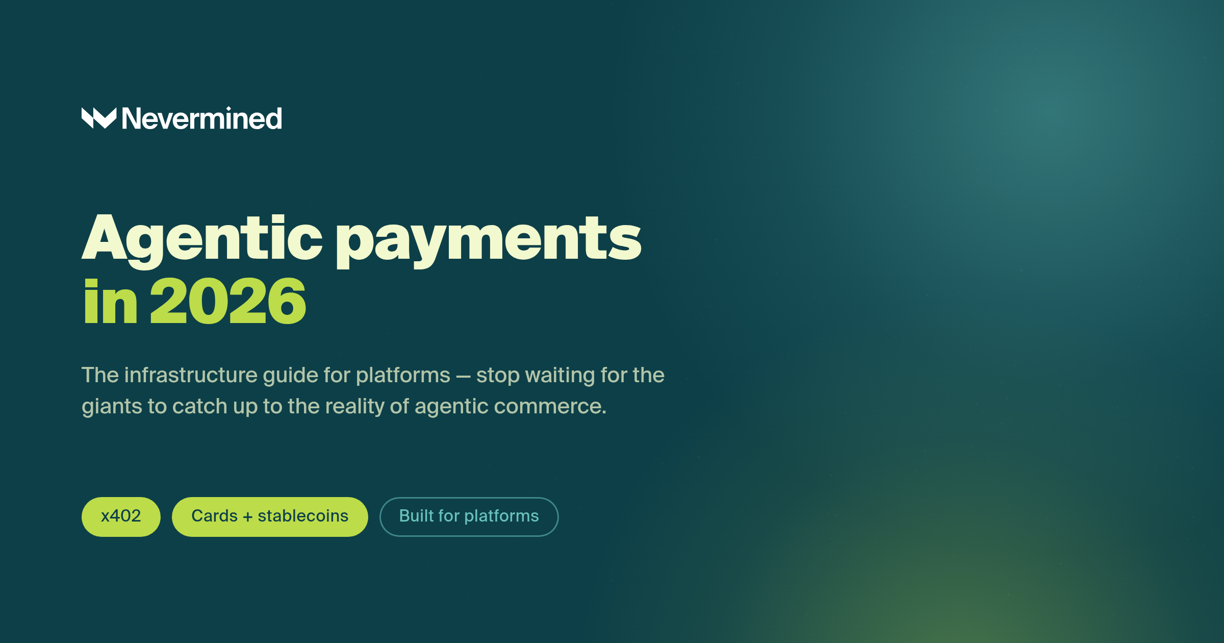 Agentic payments in 2026 — the infrastructure guide for platforms