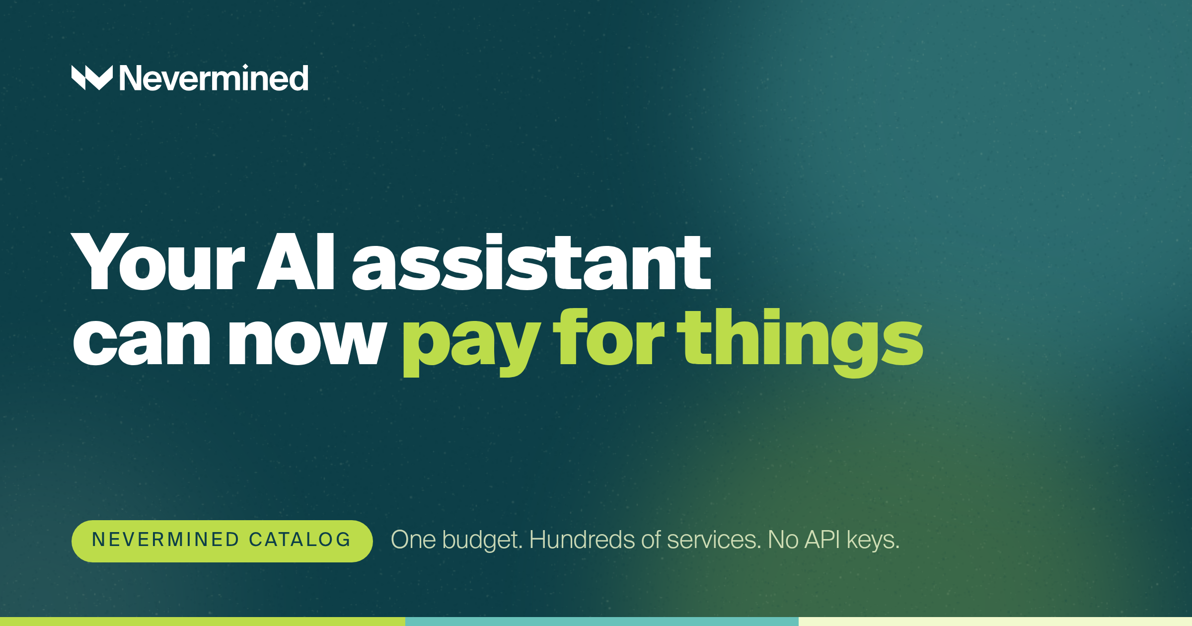 Your AI assistant can now pay for things - Nevermined Catalog