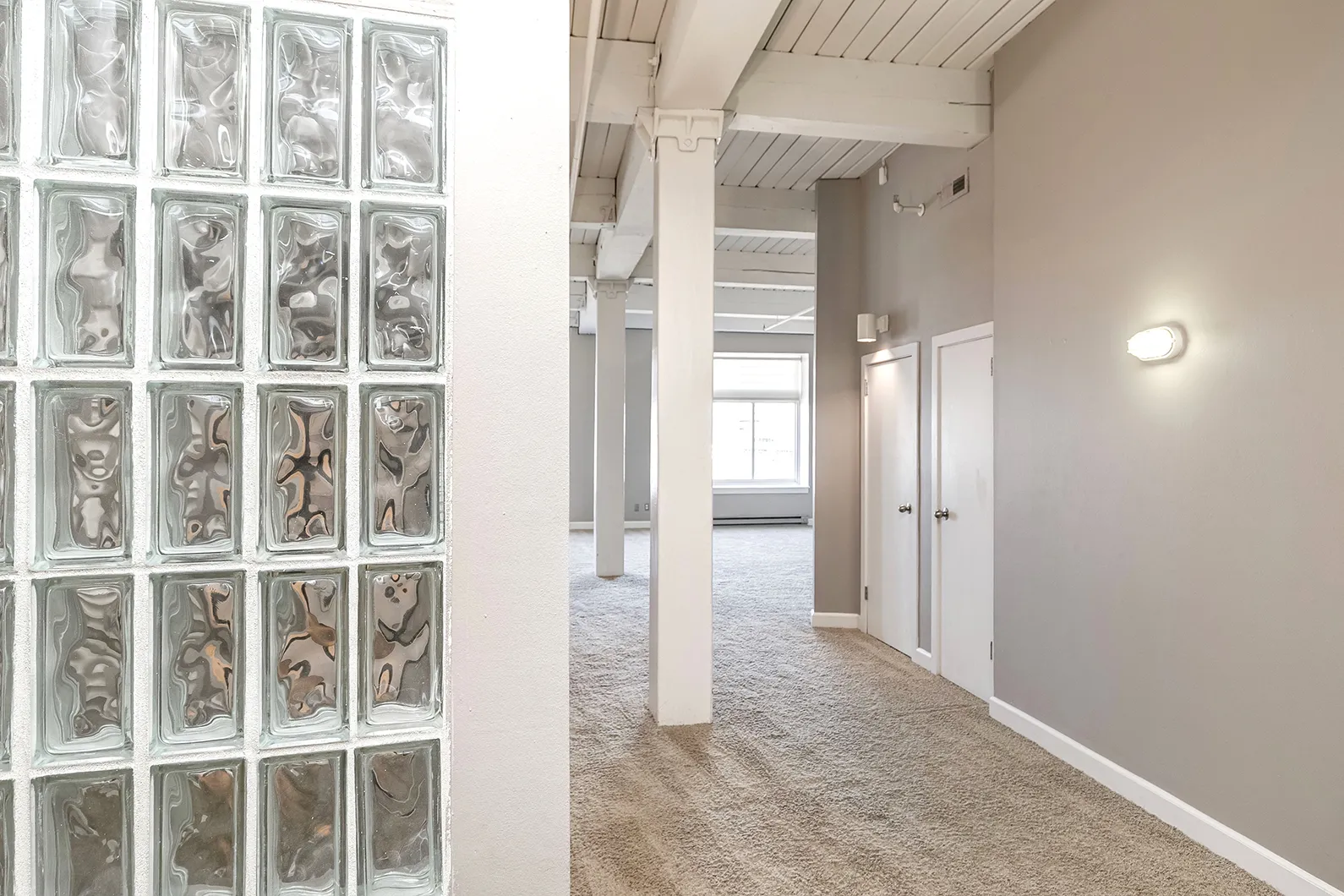 View with window decor