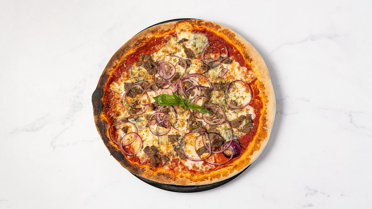 Gorgonzola Pizza fra Esmeralda Pizza & Restaurant på Amager