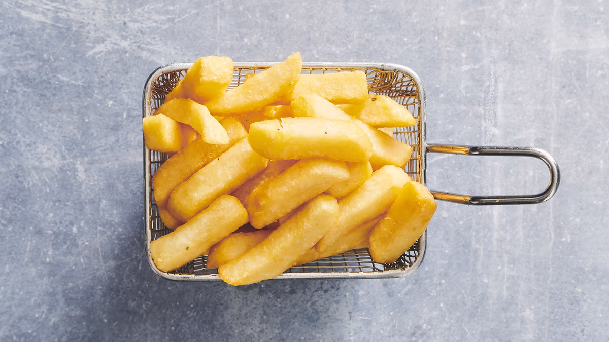 Autentisk italiensk stenovnspizza Pommes frites