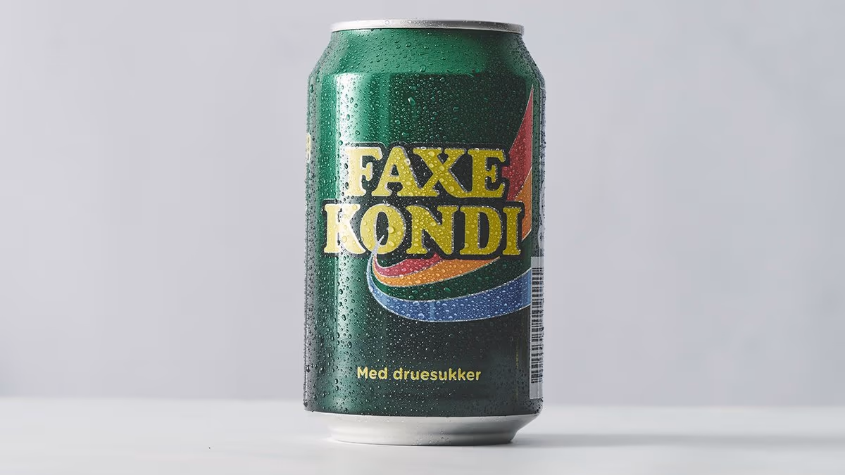 Autentisk italiensk stenovnspizza Faxe Kondi 0,33 l