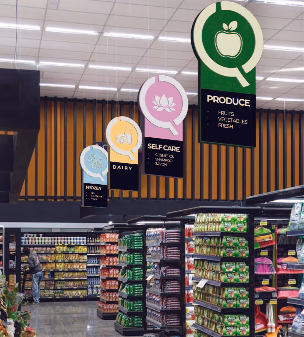 QCC brand guidelines document cover showing complete visual identity system overview