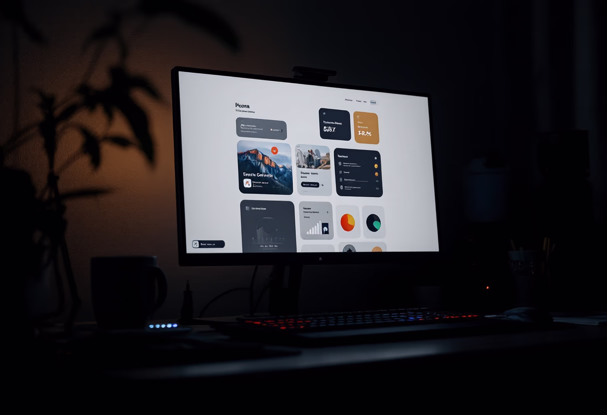 [interface] image of software interface on a desktop (for a ai fintech company)