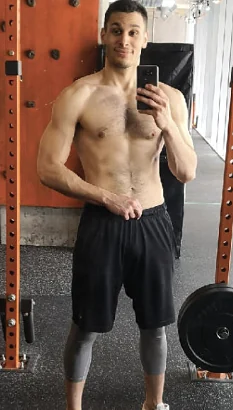 Michael D. after training at Fit Factory Fitness Toronto