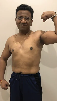 Vimal S. after training at Fit Factory Fitness Toronto