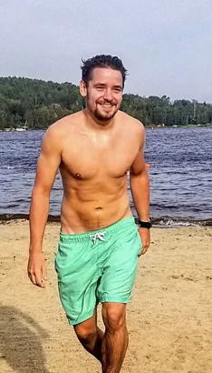 Raphael R. after training at Fit Factory Fitness Toronto