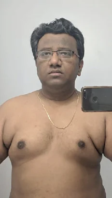 Vimal S. before training at Fit Factory Fitness Toronto