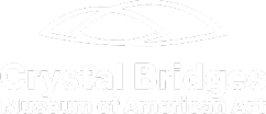 Crystal Bridges Museum of American Art logo with stylized bridge graphic above the text.