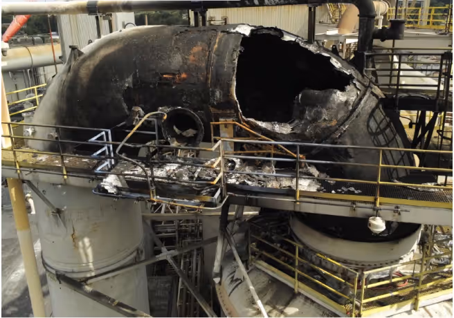 Evergreen Packaging Paper Mill fire