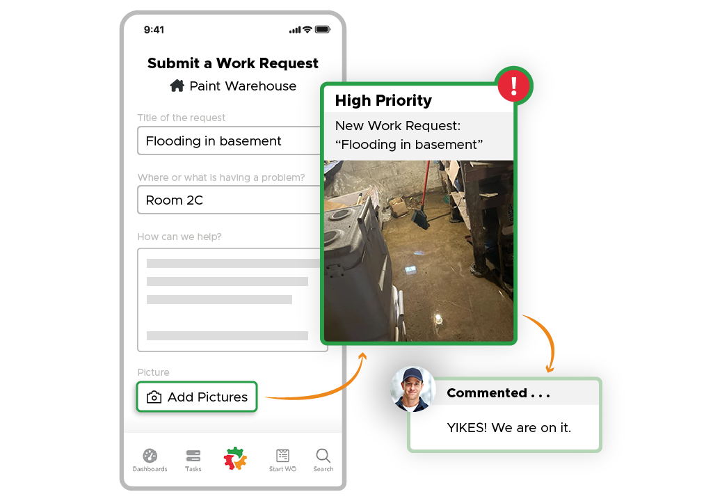 Streamlined Mobile Work Order Request System