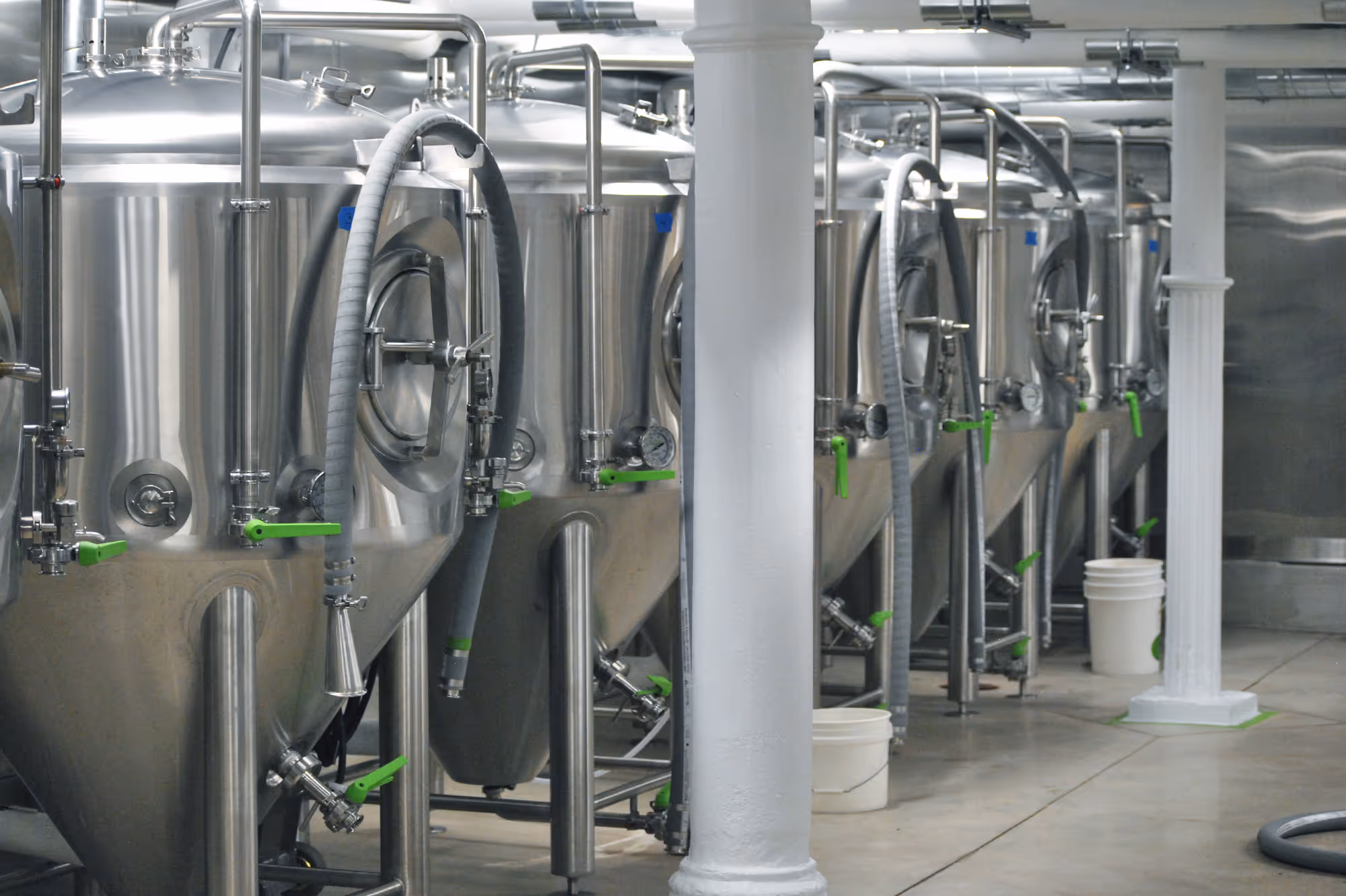 Brewery fermentation cellar