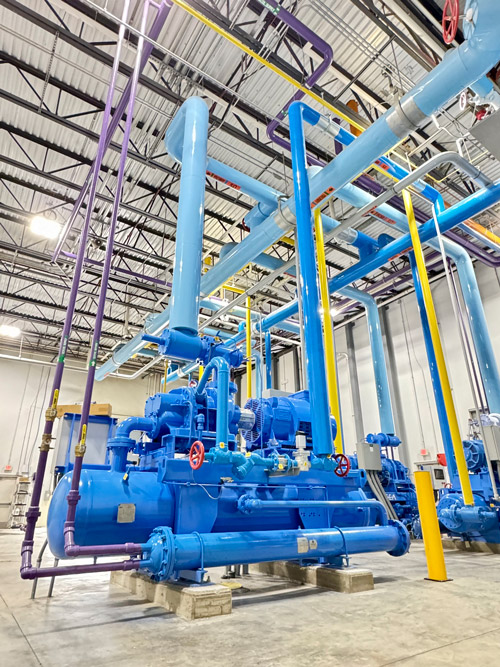 industrial refrigeration project