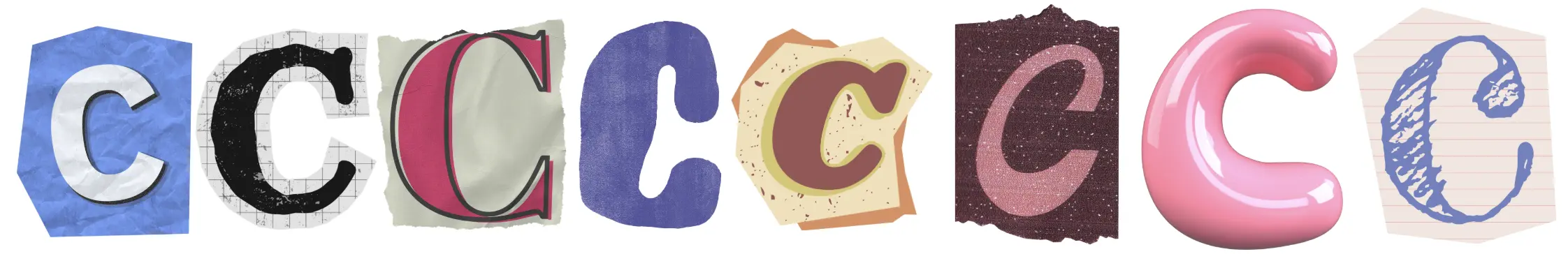 Creative visual representation of the 8 C’s, showcasing various letter C designs, representing customer retention strategies