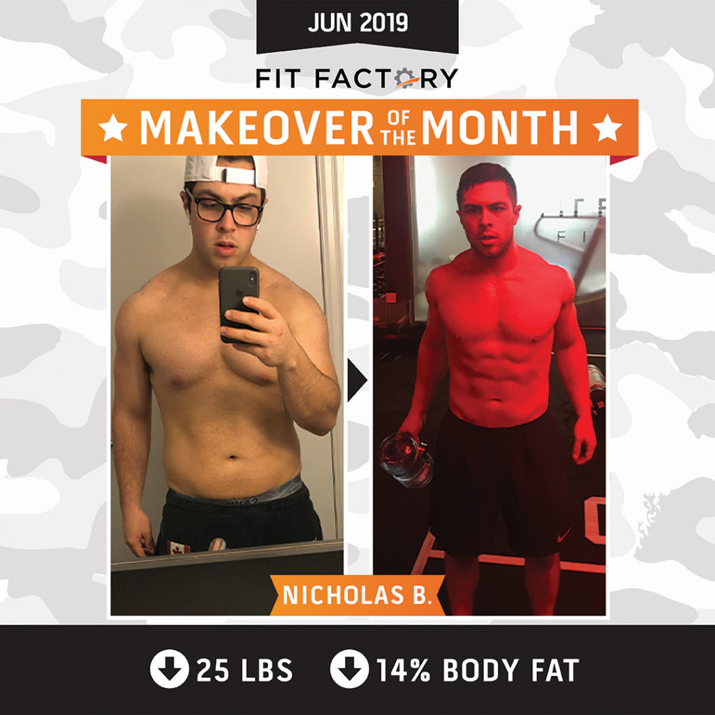 Nicholas, Fit Factory member success story