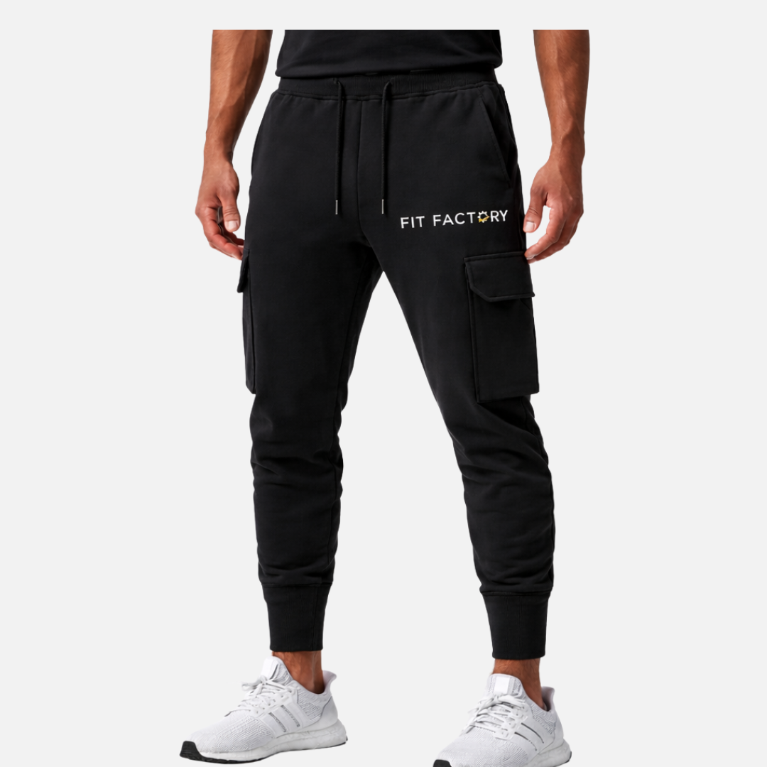 Fit Factory Men's Athletic Joggers, front view