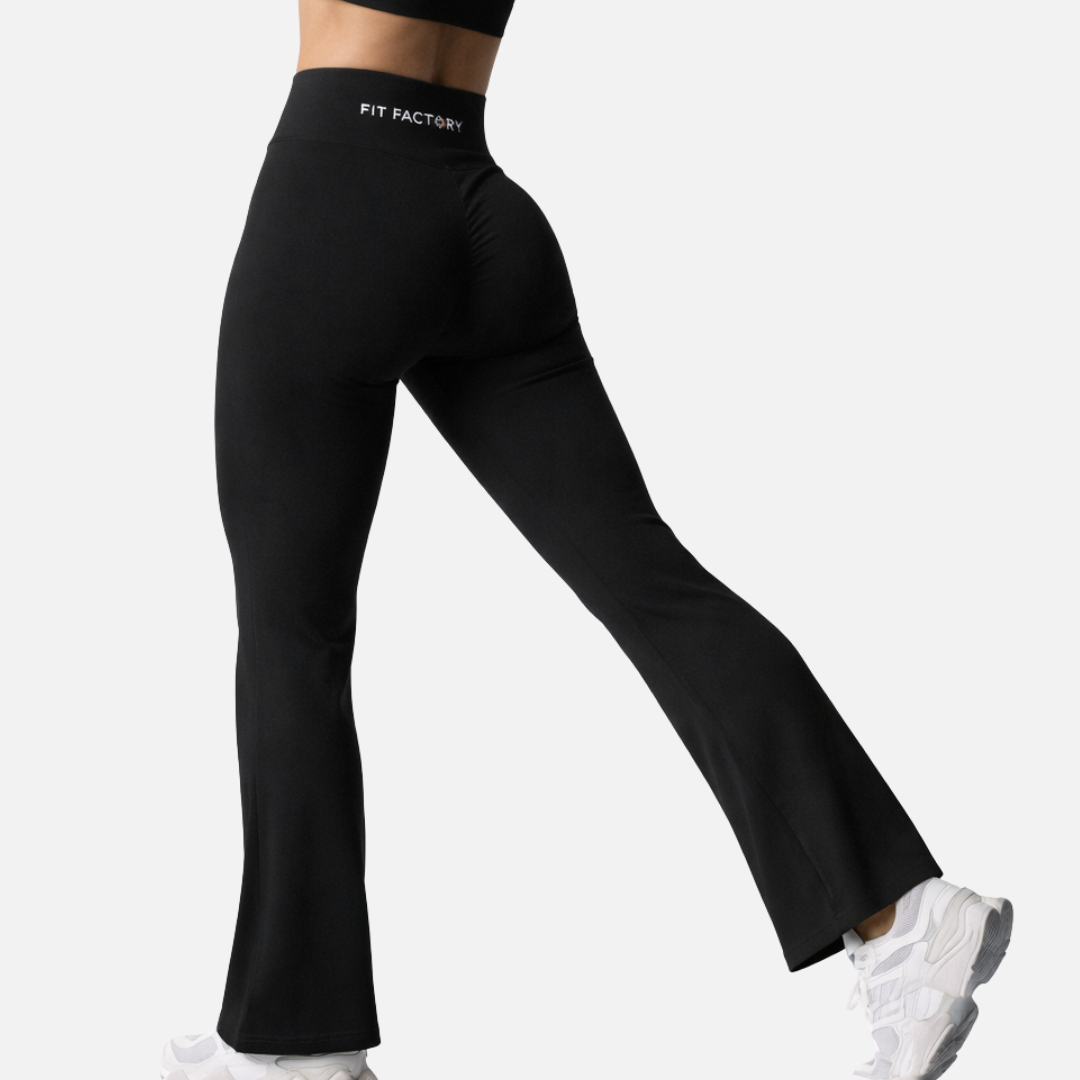 Fit Factory Women's Flared Leggings, back view